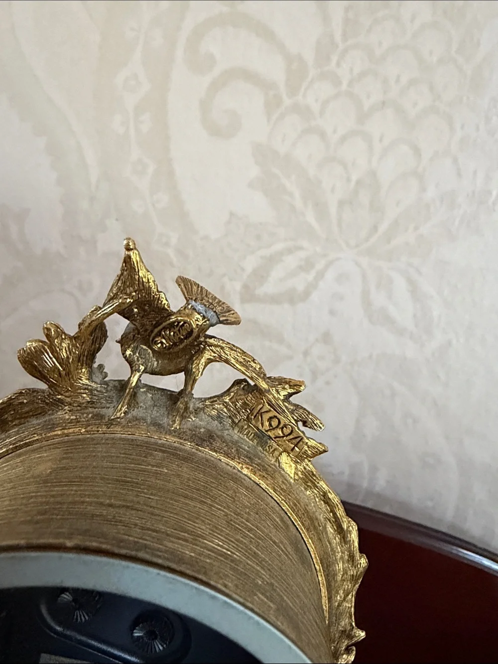Vintage Matson Hollywood Regency alarm clock